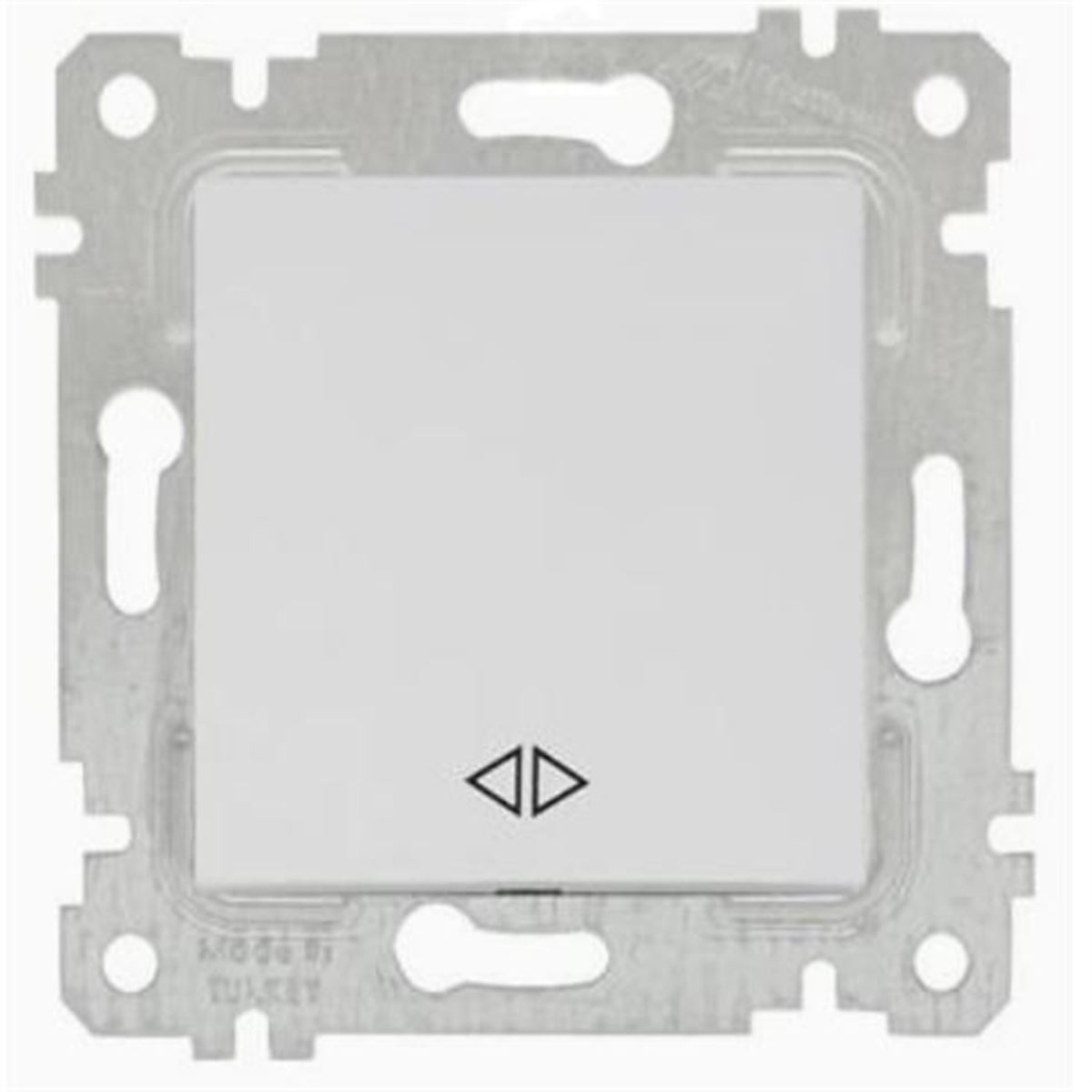 RİTA MEK TUŞ DEVİATÖR(ARA VAVİEN)(VİDALI) BEYAZ 1